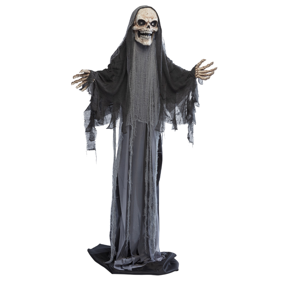 Animated Skeleton Reaper Doll, Grows from 180 to 215 cm – Halloween