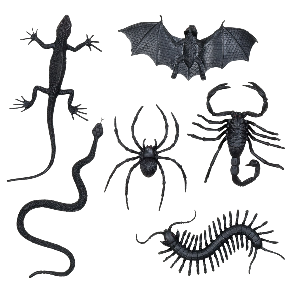 Set of 6 Scary Creatures – Halloween Decorations
