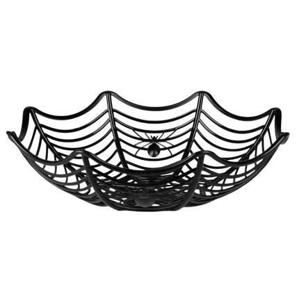 27 cm Spider’s Web Bin – Halloween Decor