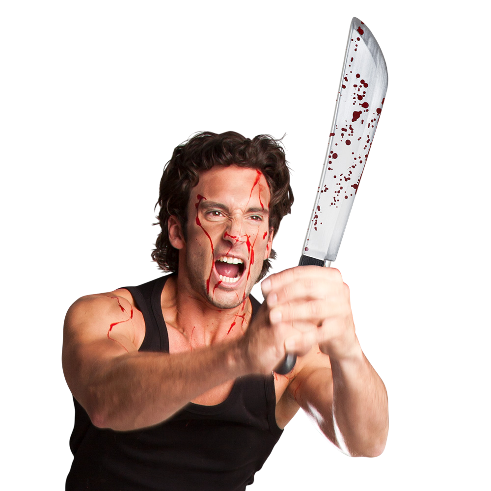53 cm Horror Machete – Halloween Costume Accessory