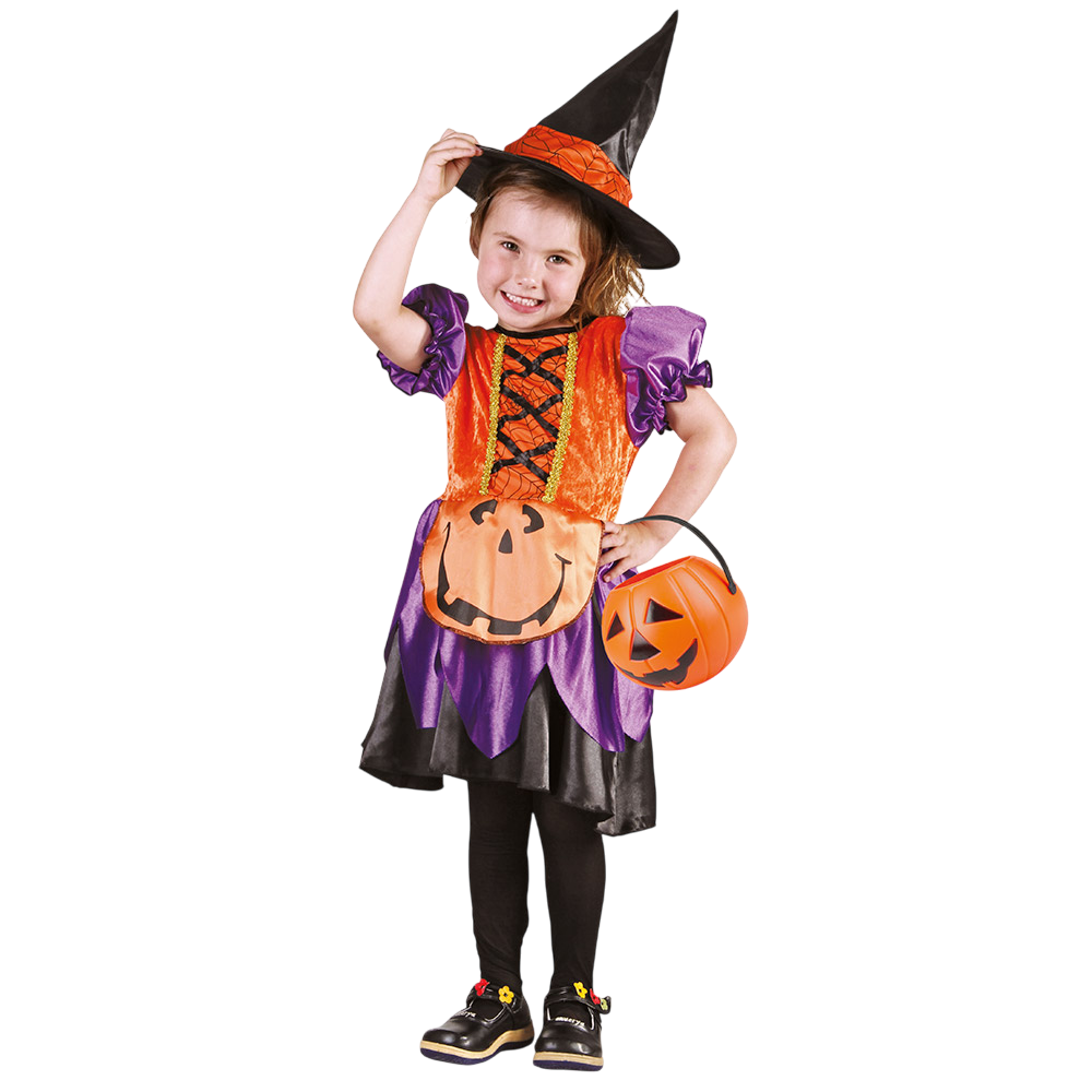 Orange Pumpkin Bucket 14 x 16 cm – Halloween Sweet Basket
