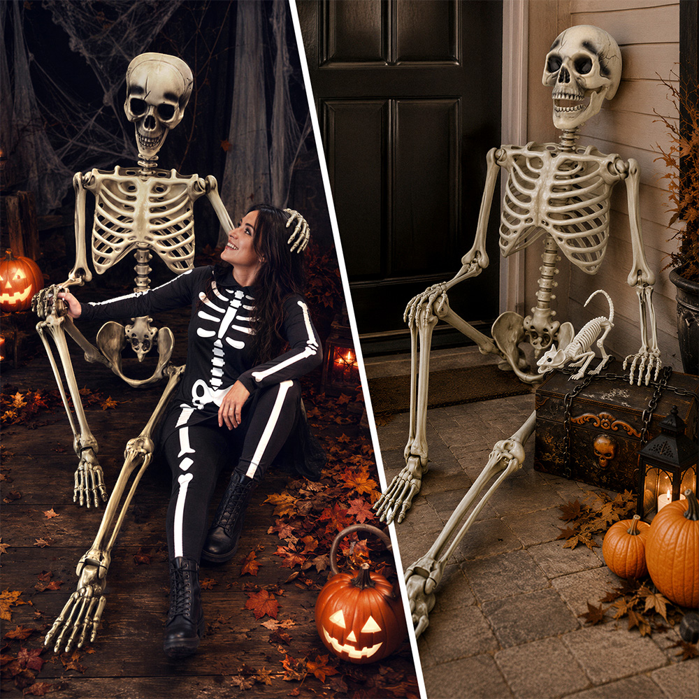 Giant Skeleton, 240 cm – Halloween decoration