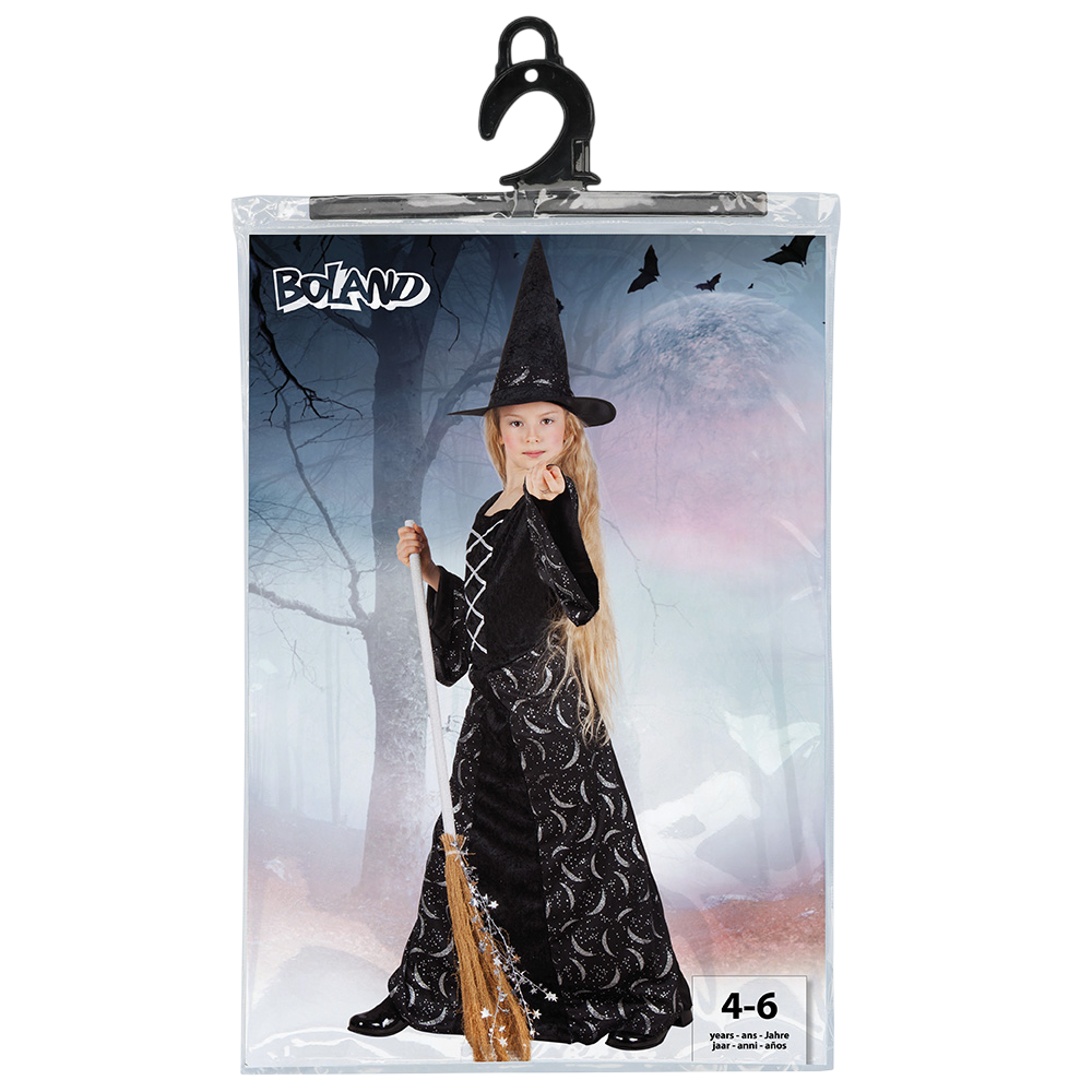 Witch Fancy Dress for Girls Aged 4–6 – Halloween Costume