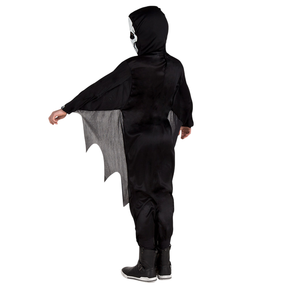Scary Skeleton Fancy Dress Costume for Children Aged 4–6 – Halloween