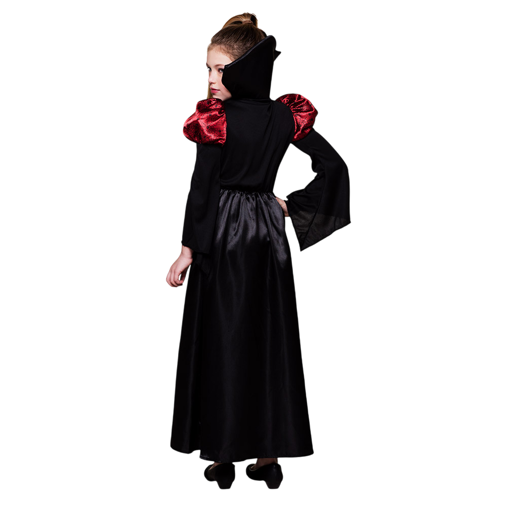 Vampire Queen Costume for Girls Aged 4–6 – Halloween