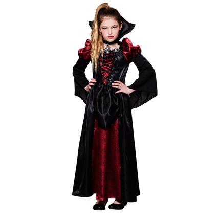 Vampire Queen Costume for Girls Aged 10–12 – Halloween
