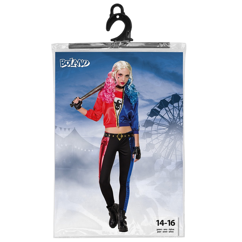 Evil Jester Costume for Teenagers Aged 14–16 – Halloween