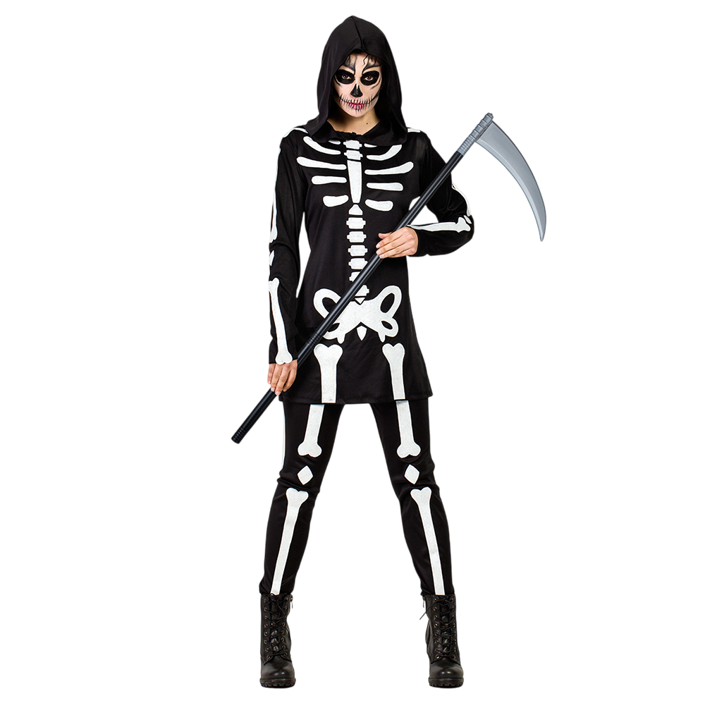 Women’s Skeleton Costume, Size M/L – Halloween
