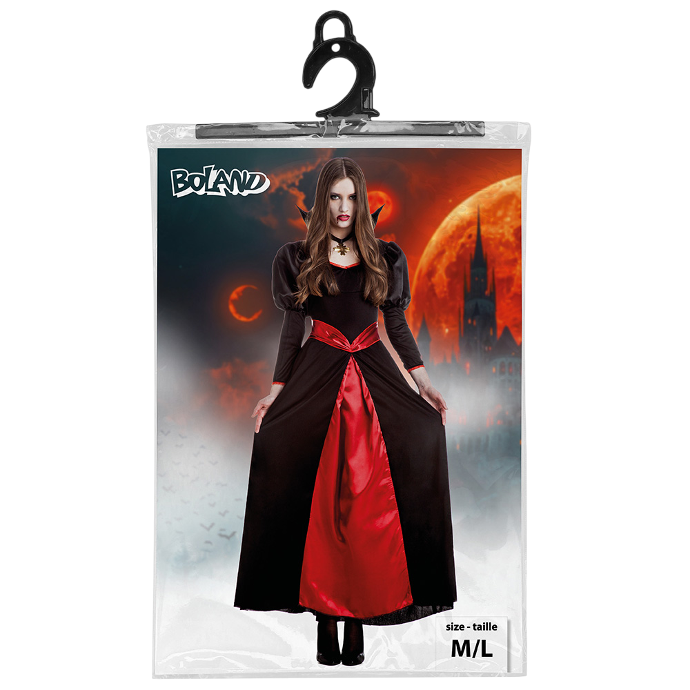 Women’s Vampire Costume, M/L – Halloween