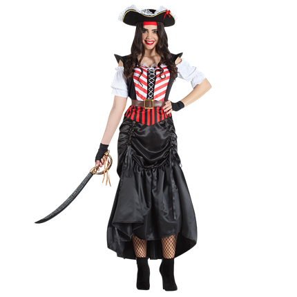 Women’s Pirate Costume, M/L – Halloween