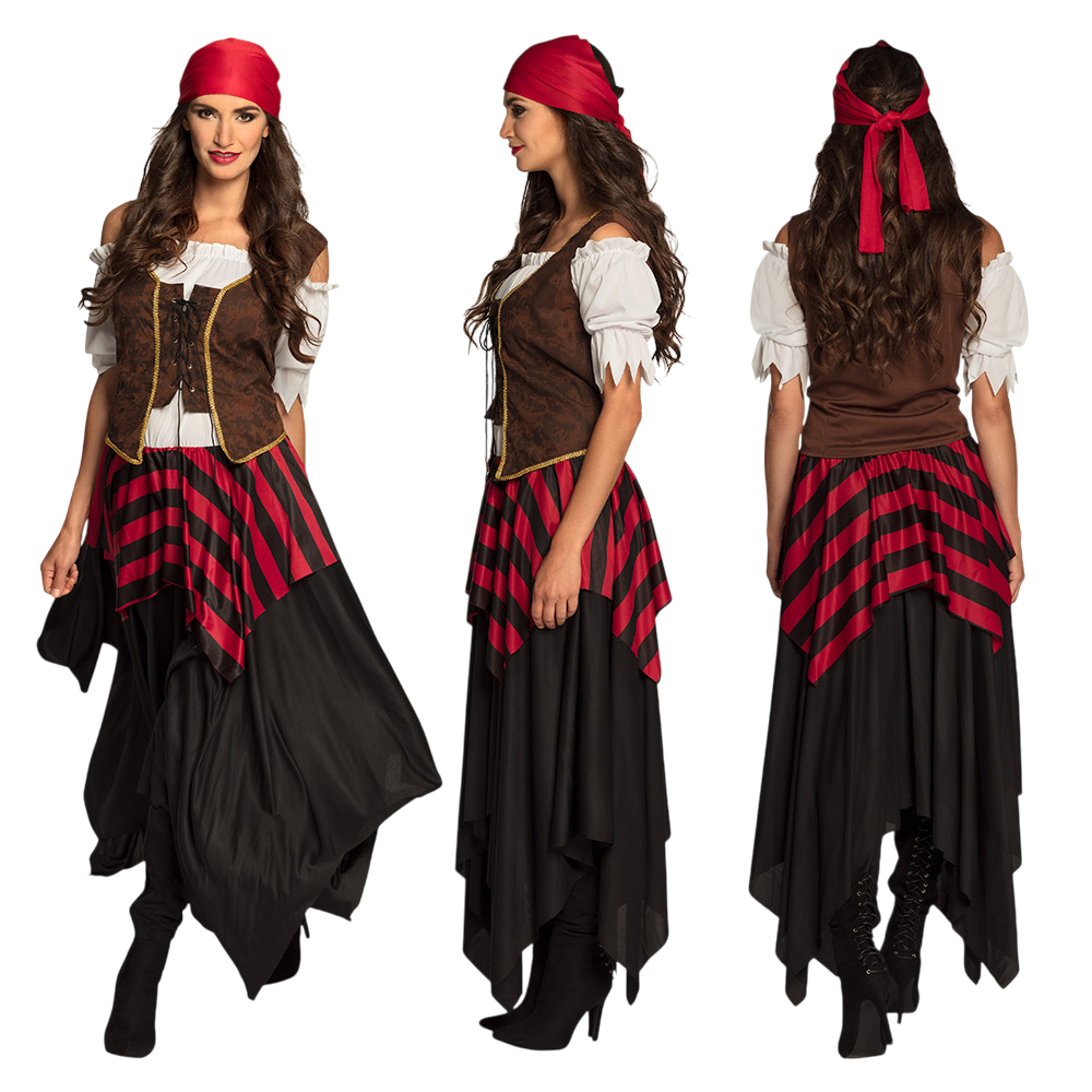 Women’s Pirate Costume Size 36/38 – Halloween