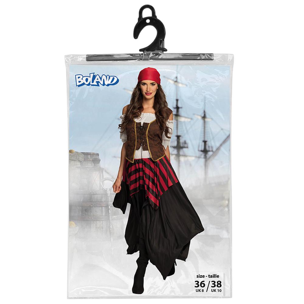 Women’s Pirate Costume Size 36/38 – Halloween