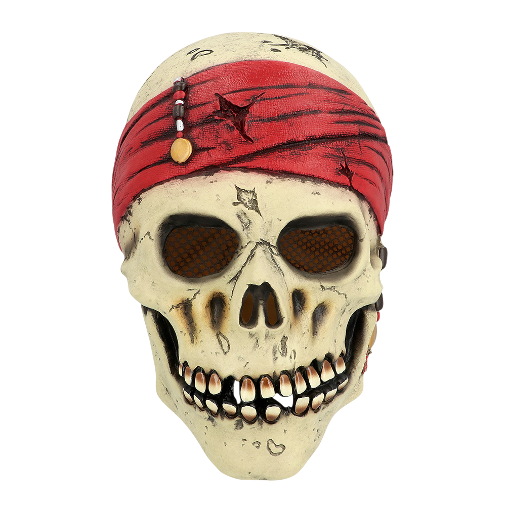 Latex Pirate Mask – Halloween Costume
