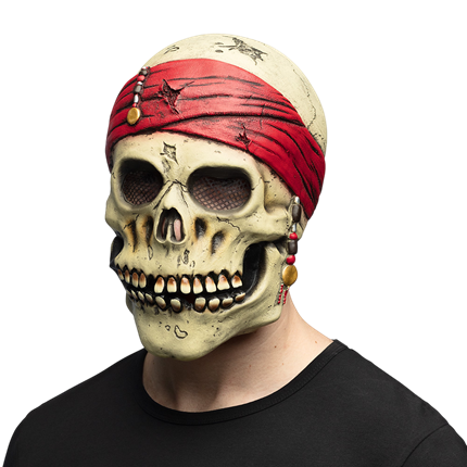 Latex Pirate Mask – Halloween Costume