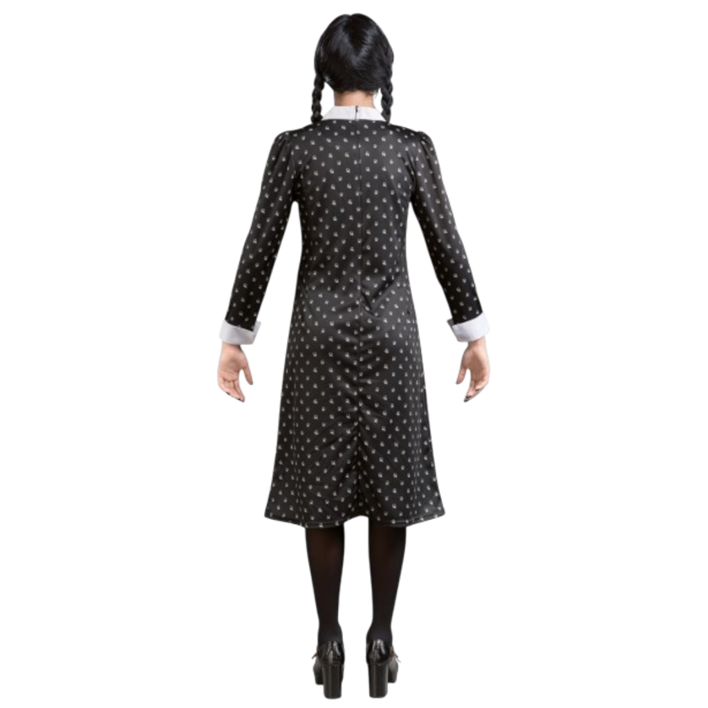 Addams Wednesday Black Dress XS – Women’s Fancy Dress