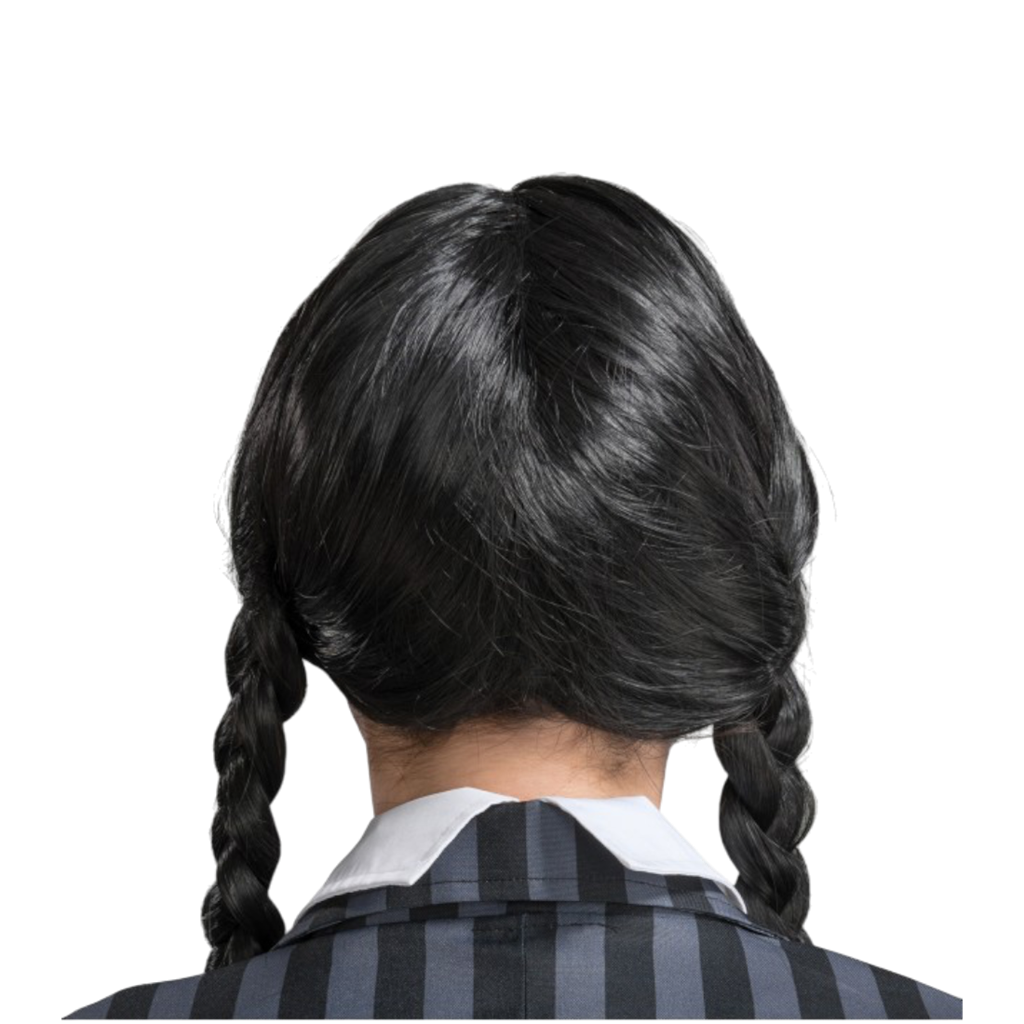 Adult Wednesday Addams Wig – Halloween Costume