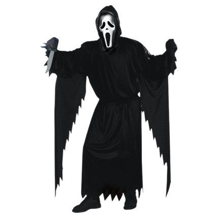3-Piece Ghost Face Decoration Set, 180 cm – Halloween