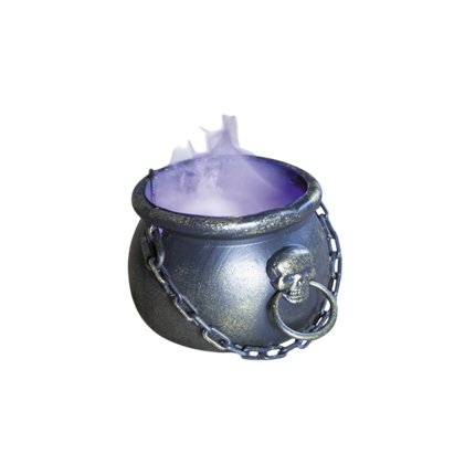 Smoke Machine with Multicoloured LEDs – Fog Generator for Halloween Cauldron