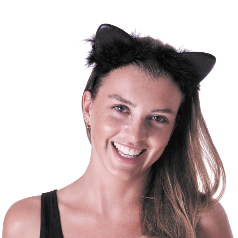 Black Cat Ears Headband – Halloween Accessory