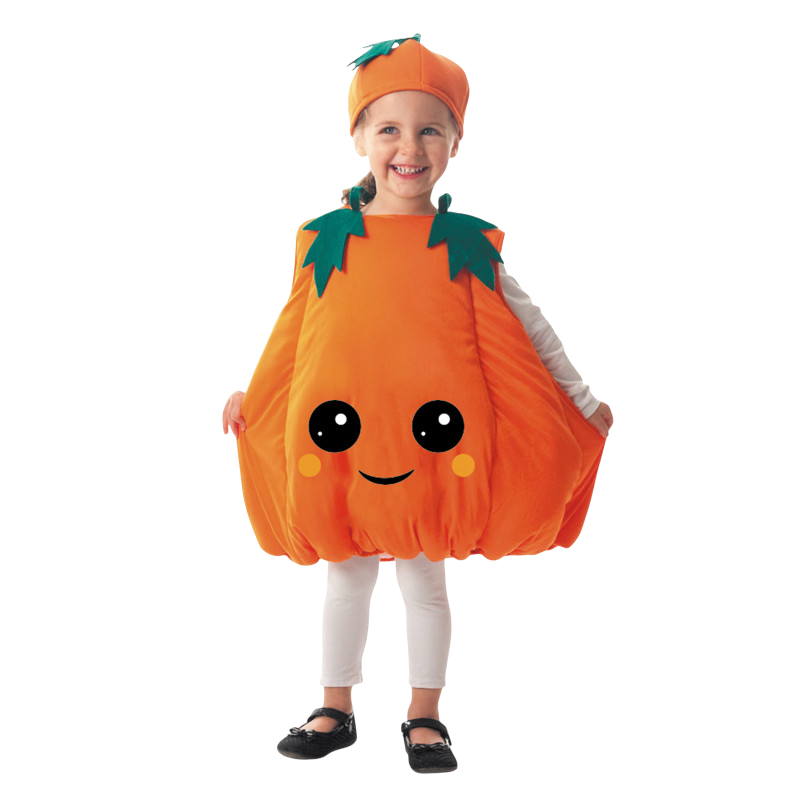 Children’s Pumpkin Costume, Ages 3–4 – Halloween