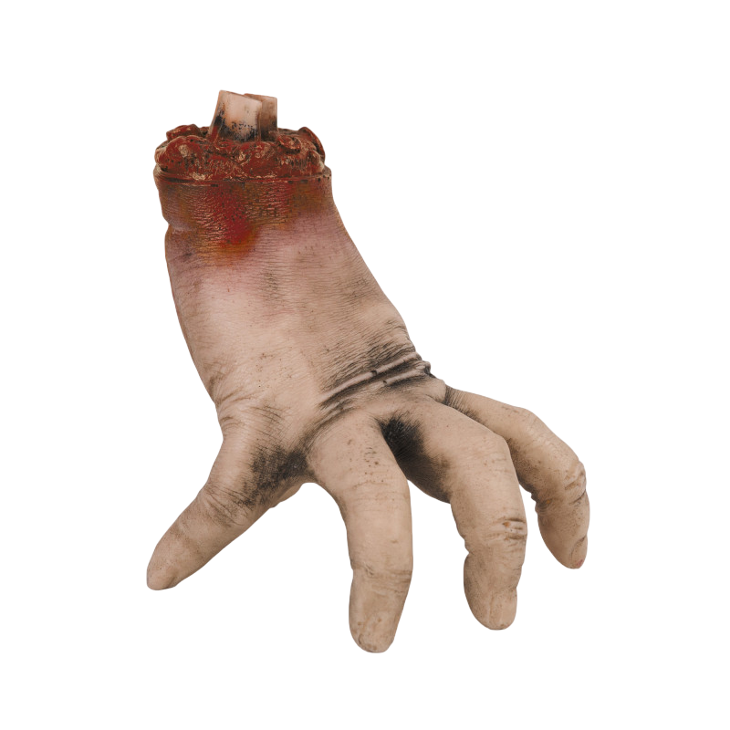 Blood-soaked Severed Hand – Halloween Prop