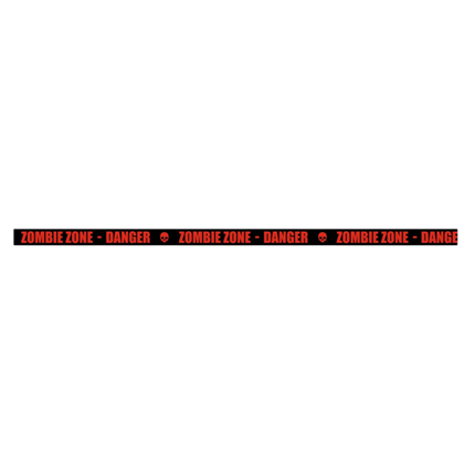 Zombie Zone Caution Tape – Halloween Decoration
