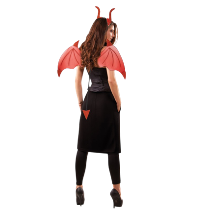 2-Piece Red Devil Costume Set – Halloween Costume Accessories