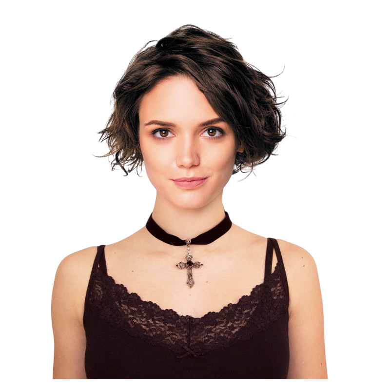 Gothic Cross Necklace – Halloween Jewellery