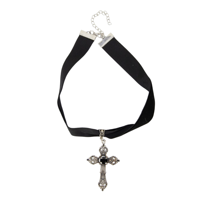 Gothic Cross Necklace – Halloween Jewellery