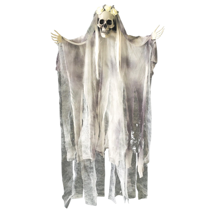 Hanging Skeleton Bride, 120 cm – Halloween decoration