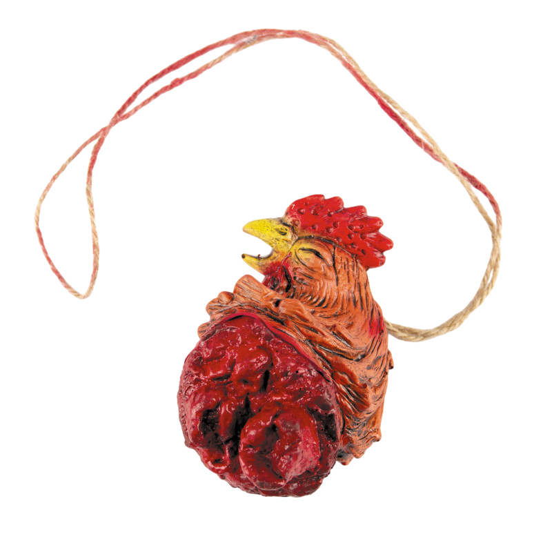 Decapitated Rooster Necklace – Halloween Accessory