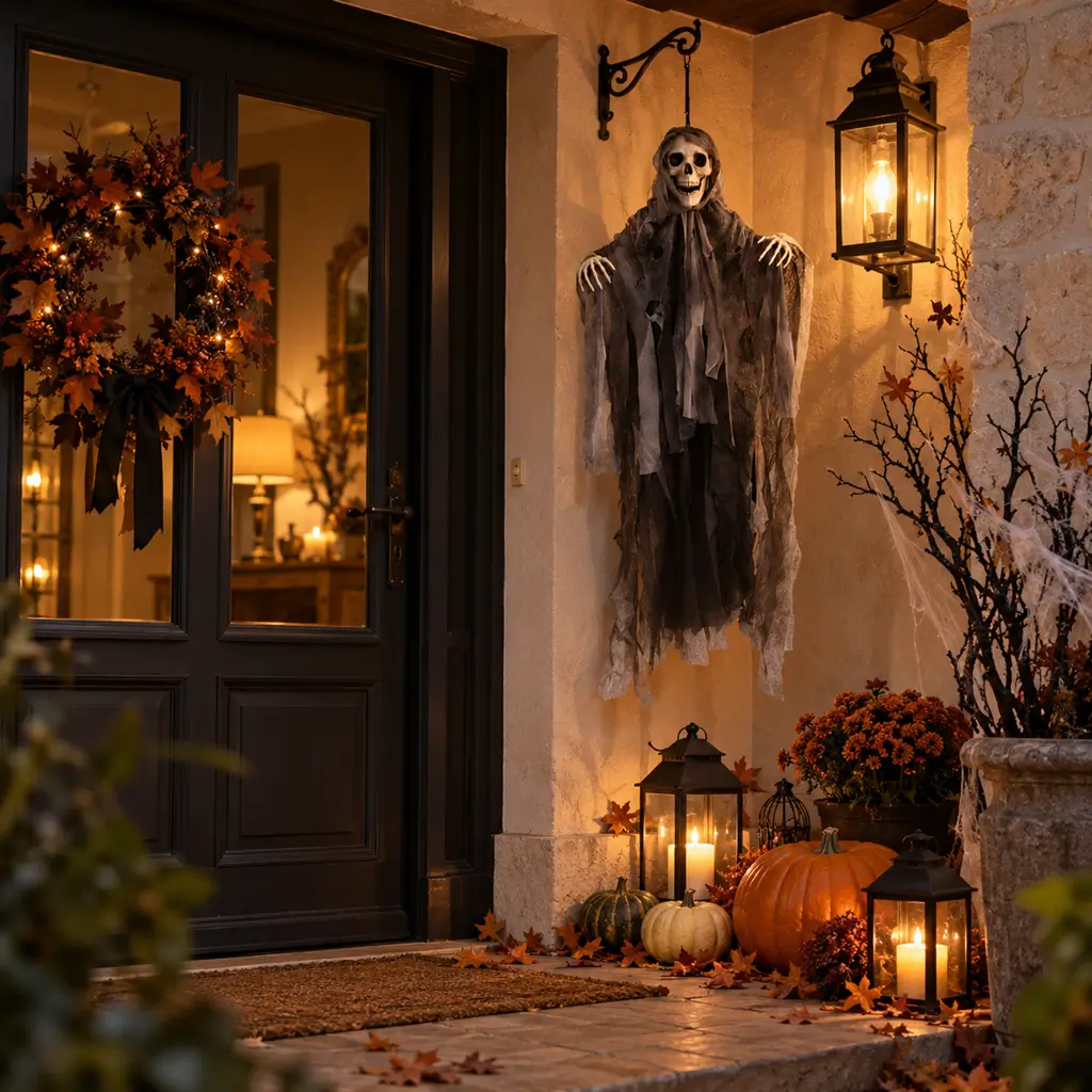 90 cm Mounted Lawnmower – Halloween Decoration