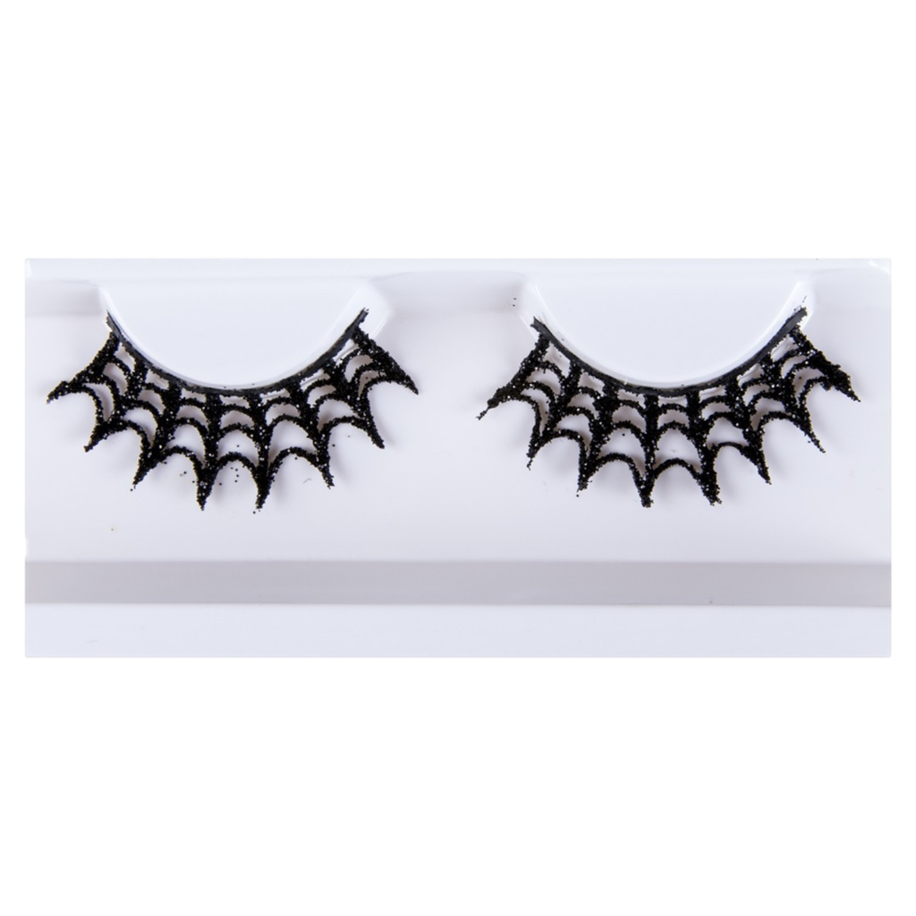 Self-Adhesive Spider’s Web False Eyelashes – Halloween Make-up