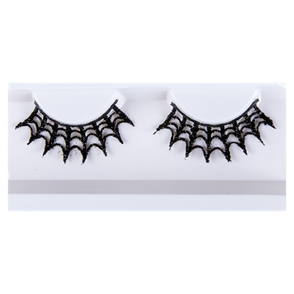 Self-Adhesive Spider’s Web False Eyelashes – Halloween Make-up