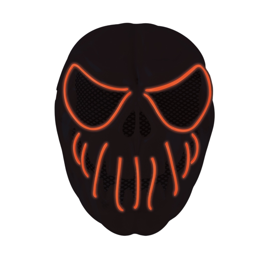 Scary Pumpkin LED Mask for Adults – Halloween