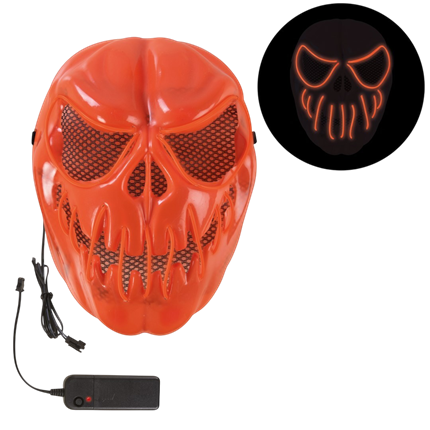 Scary Pumpkin LED Mask for Adults – Halloween