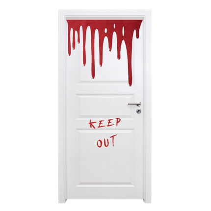 Bloody Door Decoration – Halloween Decoration
