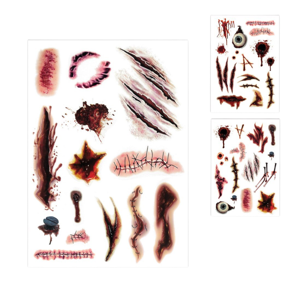 Temporary Tattoos and Scars – Halloween Make-up