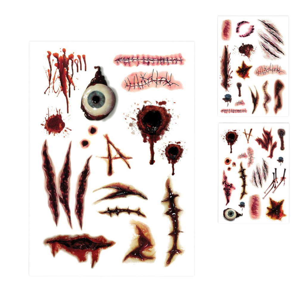 Temporary Tattoos and Scars – Halloween Make-up