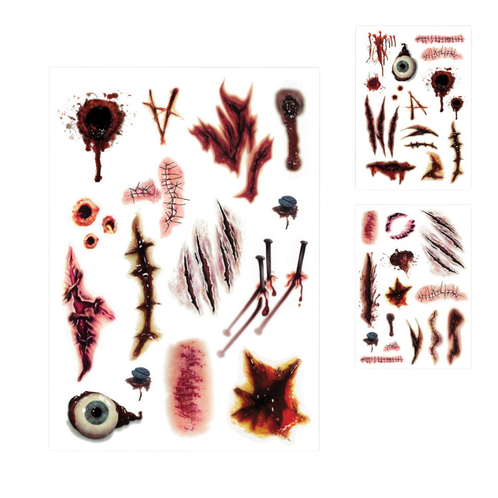 Temporary Tattoos and Scars – Halloween Make-up