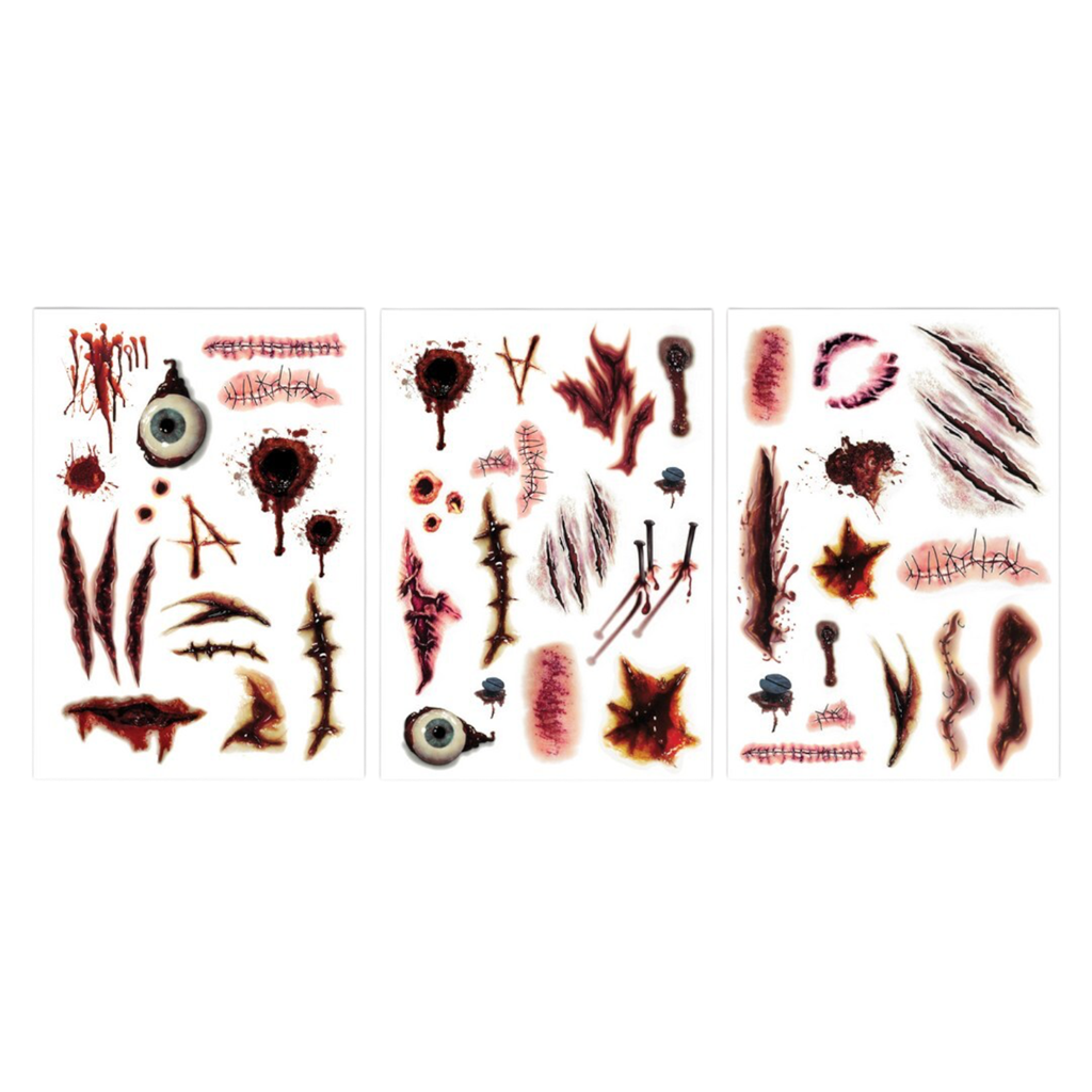 Temporary Tattoos and Scars – Halloween Make-up
