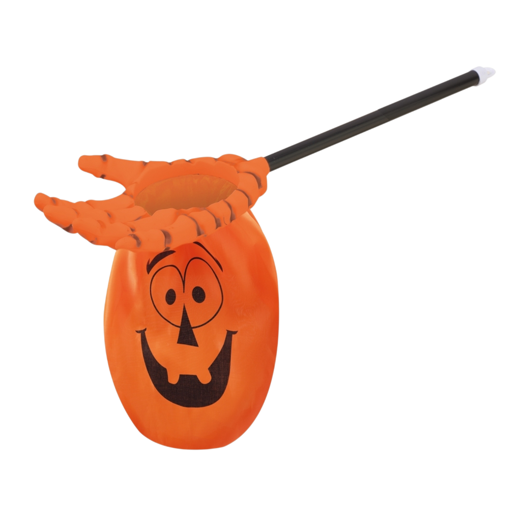 Pumpkin Sweet Bag with Skeleton Hand, 59 cm – Halloween