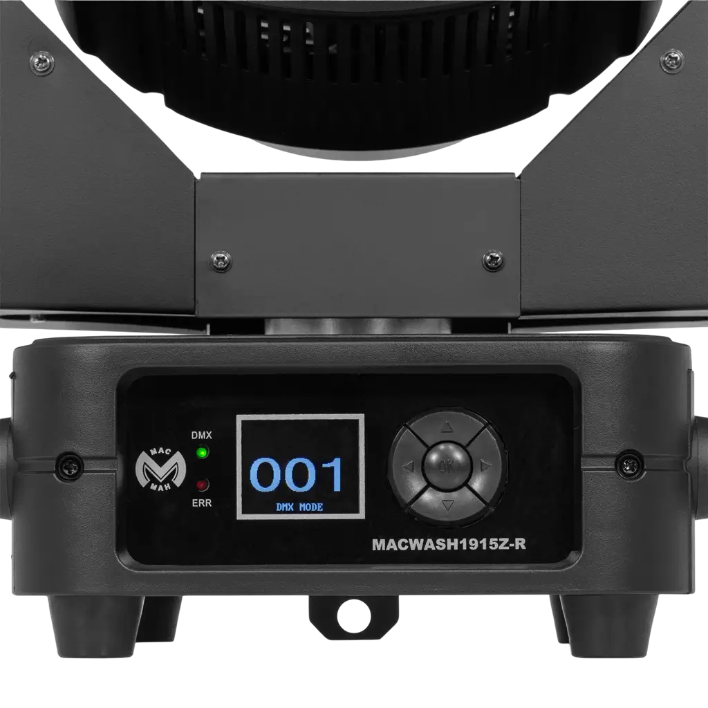 19 × 15 W RGBW LED Lyre Wash with motorised zoom – Mac Mah
