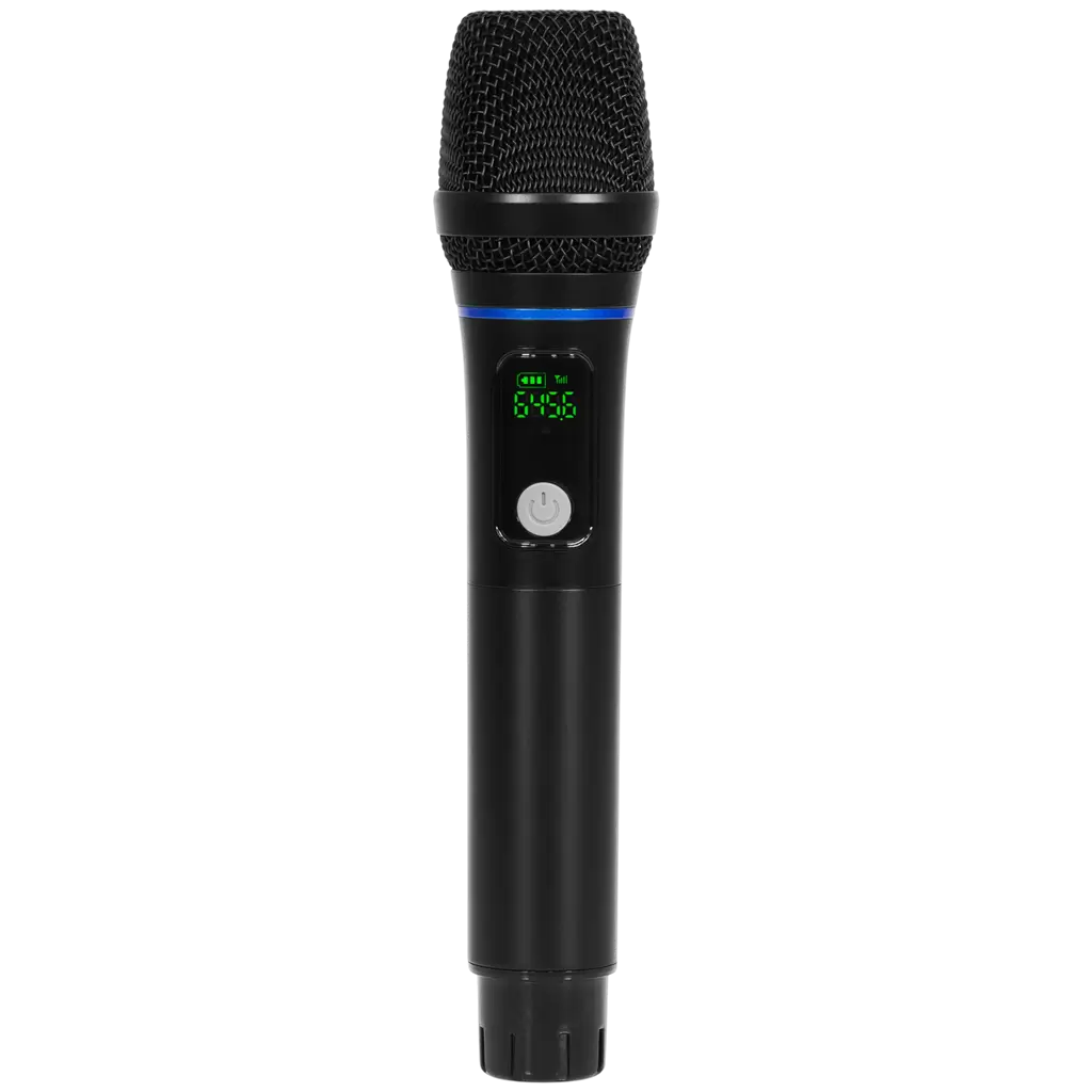 150 W RMS 8" portable battery-powered amplified speaker with UHF microphone – Mac Mah