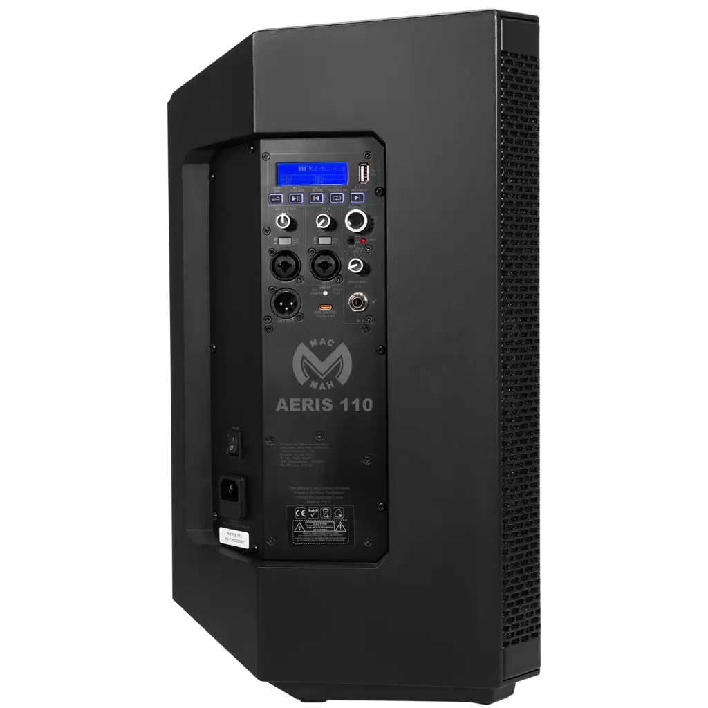 10" battery-powered portable amplified speaker (150 W RMS) with UHF microphone – Mac Mah