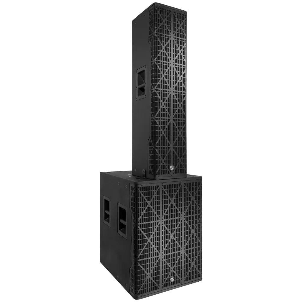 1700 W RMS 3-way active column system with 18" subwoofer – Elokance