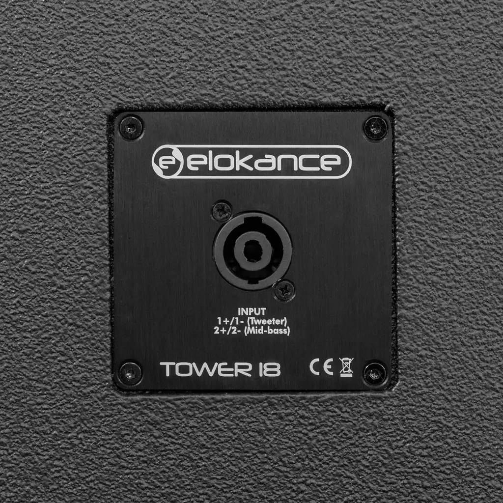 1700 W RMS 3-way active column system with 18" subwoofer – Elokance