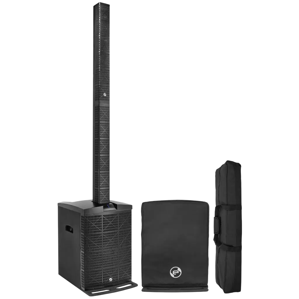 800 W RMS 3-way active column system with 15" subwoofer – Elokance