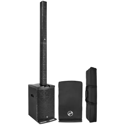 3-way active column system, 800 W RMS, with 12 subwoofer – Elokance