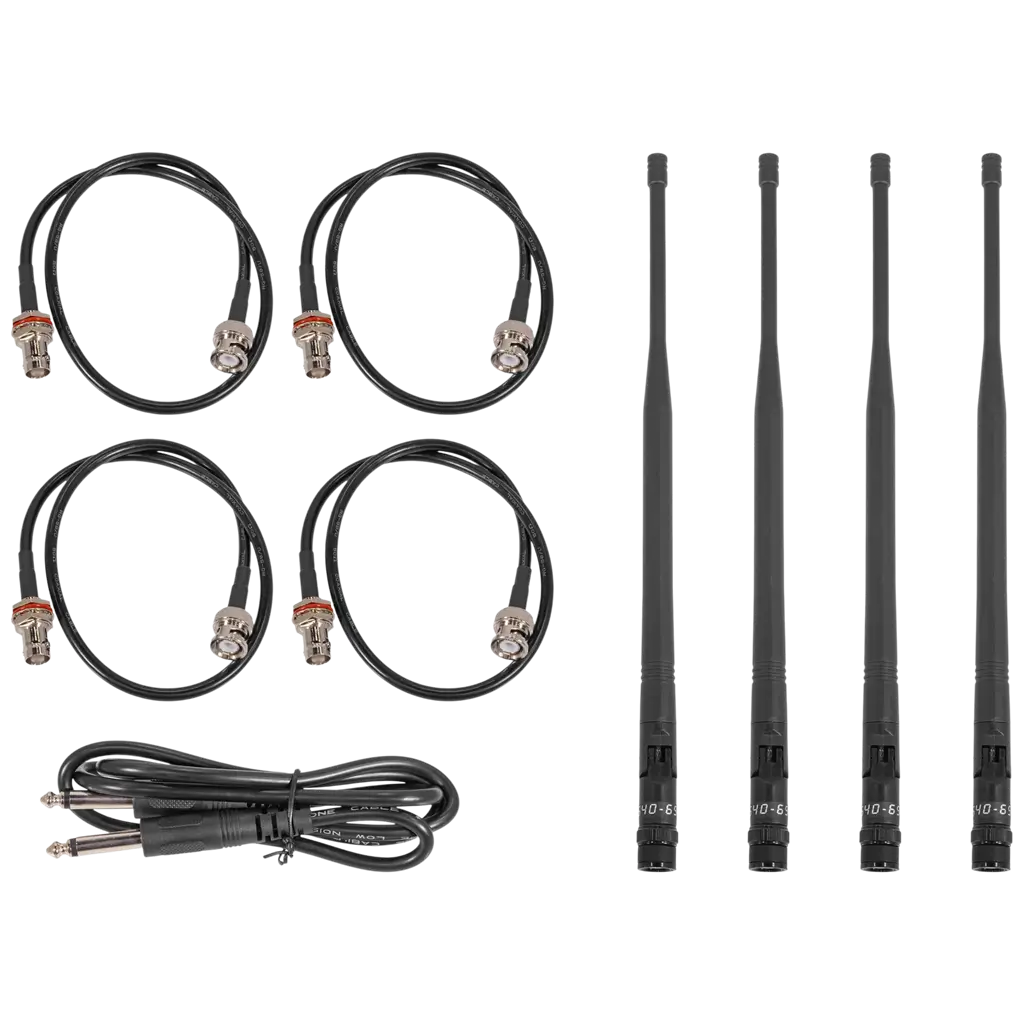 True Diversity UHF wireless dual-microphone system with cardioid polar pattern and receiver – Mac Mah